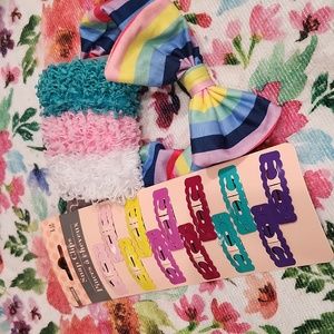 Childs multicolor hair accessories